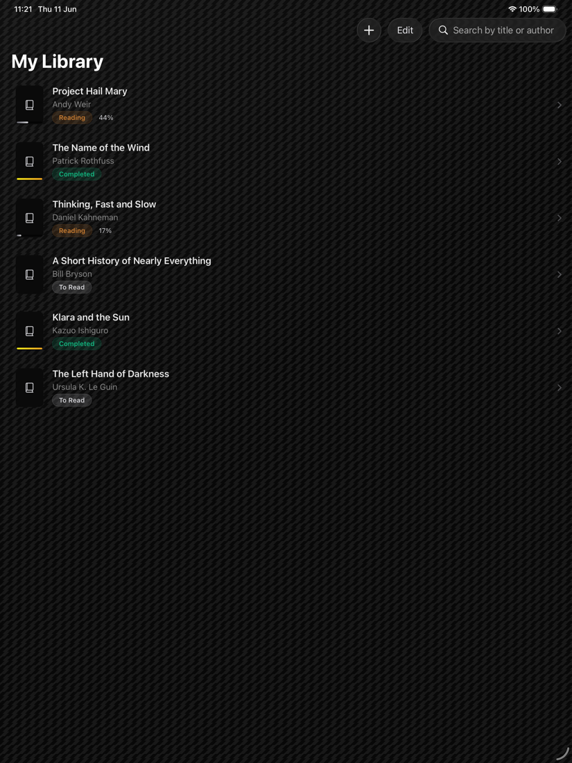 BookM@rk running on iPad Pro